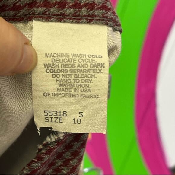 Vintage Lord Isaacs, Herringbone Wool Like Shorts. Size 10(see measurements!) - Picture 5 of 5